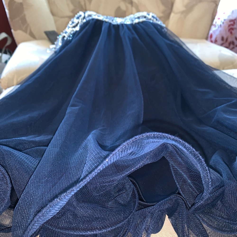 Navy Blue Homecoming Dress